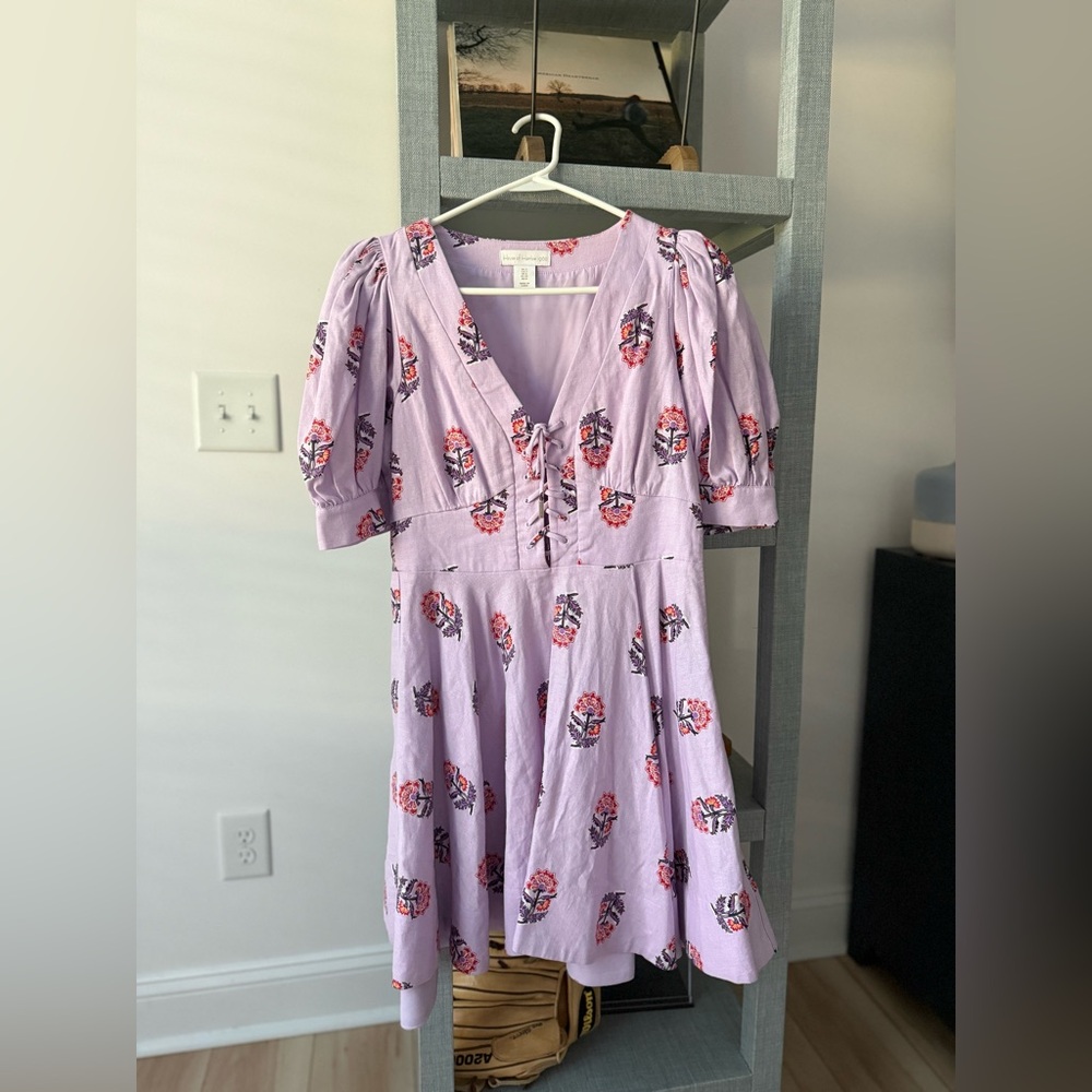 House of Harlow 1960 Lavender Floral Dress